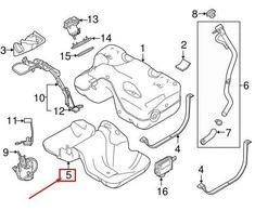 Land Rover Range Rover Evoque degalų bako skydas originalus LR041435