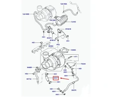 Land Rover Range Rover L322 2002 2009 Alyninio Svorio Vamzdis Originalus PNH000080