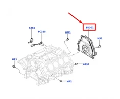 Land Rover Range Rover L322 L405 Kranšto Alyvos Sandariklio Laikiklis Originalus LR029001