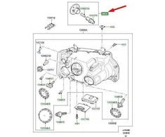 LAND ROVER Range Rover L322 Naujas Bearmach Sparno Šoninis Aiškus Indikatorius Kartojimas XGB500020R