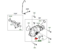 LAND ROVER RANGE ROVER L322 priekinio diferencialo sandariklis originalus TZB000050