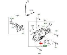 LAND ROVER RANGE ROVER L322 priekinio diferencialo sandariklis originalus TZB000050