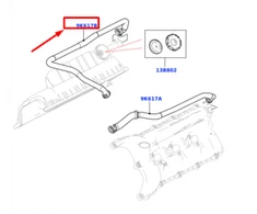 Land Rover Range Rover Vamzdžio Kvėpuoklis Originalus LR010867