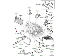 Land Rover Range Rover Evoque Vamzdžio Pėdos Kambario Oras Originalus LR002892