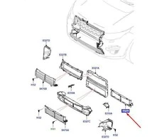 Land Rover Range Rover Velar L560 Žemutinis Radiatoriaus Valdymo Šluotuvo Originalus LR181550