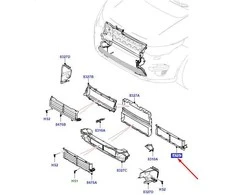 Land Rover Range Rover Velar L560 Žemutinis Radiatoriaus Valdymo Šluotuvo Originalus LR181550