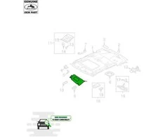 Land Rover Range Rover Sport Saulės Skydelis 2010 2013 Originalus LR014657