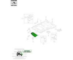 Land Rover Range Rover Sport Saulės Skydelis 2010 2013 Originalus LR014657