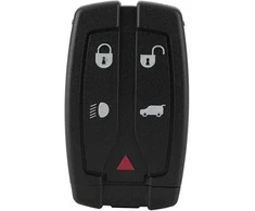 Madezz Automobilinis nuotolinio valdymo raktas, 5 mygtukai, PFC7953 lustas, 434 MHz, skirtas "Land Rover Freelander 2