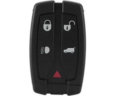 Madezz Automobilinis nuotolinio valdymo raktas, 5 mygtukai, PFC7953 lustas, 434 MHz, skirtas "Land Rover Freelander 2