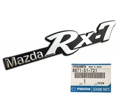 Mazda Rx7 Rx 7 Fender Badge Emblem Dekalas Originalus 887151721