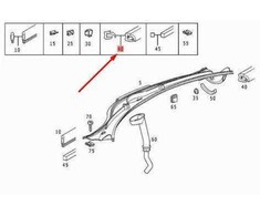 Mercedes Benz A 160 Cdi Afdichting Originalus A1708310198