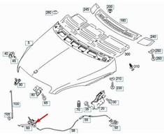 Mercedes Benz B 180 B 200 A1698800660 Originalus A1698800660