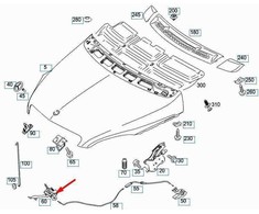 Mercedes Benz B 180 B 200 A1698800660 Originalus A1698800660
