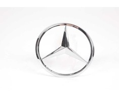 Mercedes-Benz C215 Galinis sidabrinis bagažinės dangtis žvaigždės emblema originalus A2157580058