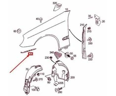 Mercedes Benz E Klase W211 Vidinis Sluoksnis Originalus A211889019527