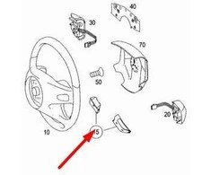 Mercedes-Benz GL X164 vairo šakės rinkinys originalus A1644600695