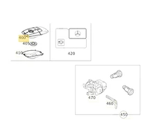 MERCEDES BENZ KEY Elektroninis, užprogramuotas originalus A22290584119999