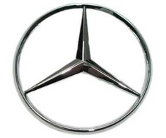 MERCEDES BENZ MB VITO W638 GALINIS BAGAŽINĖS DANGTIS ŽVAIGŽDĖS EMBLEMA ŽENKLIUKAS ORIGINALUS