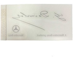 Mercedes Benz "Mercedes" priekinis priekinis stiklas G Daimler Signature Sticker Decal Genuine A0045847338