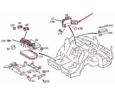 Mercedes Benz Mercedes S500 W220 Fuzų dėžė Originali 0005404750 / 000 540 47 50