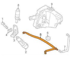 Mercedes Benz Ml 270 Cdi W163 Schlauch Hose Originalus A1638601892