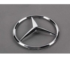 Mercedes Benz NAUJAS ORIGINALUS MERCEDES MB W163 ML PRIEKINIS RADIATORIAUS GROTELIŲ ŽENKLAS EMBLEM A1638880086