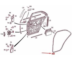 Mercedes Benz S 320 S 400 S 280 Originialus A2207300178