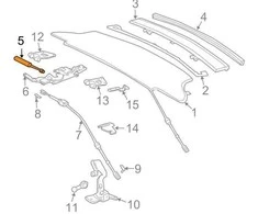 Mercedes Benz SL 280 Feder Spring 2003 2008 Originalus A2307900079