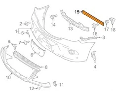 MERCEDES BENZ Sprinter Konsolė 209 211 311 411 CDI Originalus A9066221304