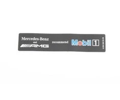 Mercedes-Benz W164 AMG logotipas Mobil1 Oil lipdukas etiketė Originalus A0045849438