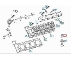 Mercedes Benz W202 W463 E430 S350 C43 S350 S500 AMG SL500 Variklio Vožtuvo Gidas