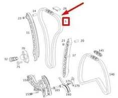 Mercedes Benz W203 C230 Sedan Coupe Rolenkete Originalus A0009932176