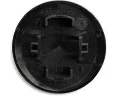 "Mercedes-Benz W204" variklio dangčio emblema, juoda, originali A0008173305