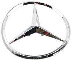 Mercedes-Benz W208 Galinis bagažinės dangtis bagažinės žvaigždės emblema originalus A2087580058