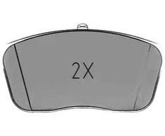 Meyle TOYOTA PEUGEOT OPEL stabdžių trinkelių rinkinys, diskinis stabdys SU001B3530 1673597480 1678168280