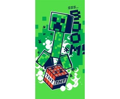 "Minecraft Boom" rankšluostis 70x140 cm