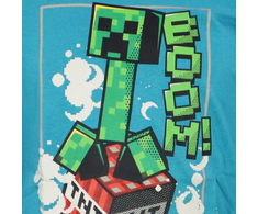 Minecraft Creeper vaikiški marškinėliai ilgomis rankovėmis