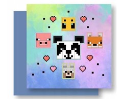 Minecraft Dekoratyvinė pagalvėlė su nuimamu užvalkalu (35x35cm), 1 vnt.