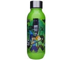 Minecraft plastikinė gertuvė su užsukamu dangteliu, 640 ml