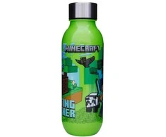 Minecraft plastikinė gertuvė su užsukamu dangteliu, 640 ml
