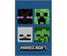 "Minecraft" pledas vaikams 100x150 cm