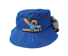 "Minecraft" vasarinė kepurė, mėlyna