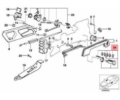 NAUJA OEM BMW E34 E36 Durų Užrakto Cilindro Dešinės Pusės Remonto Rinkinys 51218135960