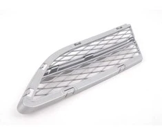 NAUJA OEM BMW E90 335d Priekinė Atvira Tinklelis Aliuminio Matinis Grotelės Dešinė 51117228954