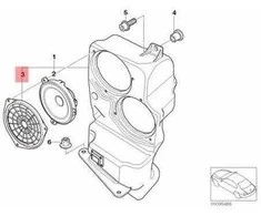 NAUJA OEM BMW X5 E53 Garsiakalbio Dangtelio Tinklelis 65136904241