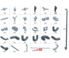 Naujas MERCEDES-BENZ C W204 vakuuminės sistemos formuotas žarnelė A6510780781