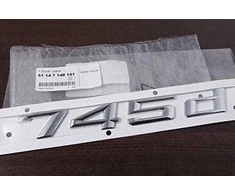 Naujas originalus BMW 7 serijos E65 745D bagažinės ženklelis emblema logotipas 7148197 OEM