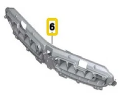 Naujas originalus BMW i8 kupė B38 priekinis bamperio grotelių panelės apdailos dangtelis 51747364057