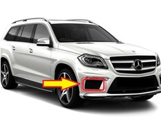 NAUJAS ORIGINALUS MERCEDES BENZ MB GL W166 AMG PRIEKINIS BUFERIS APATINIS GROTELĖS DEŠINĖ PUSĖ